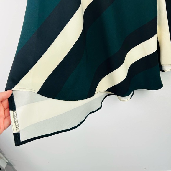 NEW Eva Franco Anthropologie Green Black Skirt Modest Size 2 - Picture 2 of 10